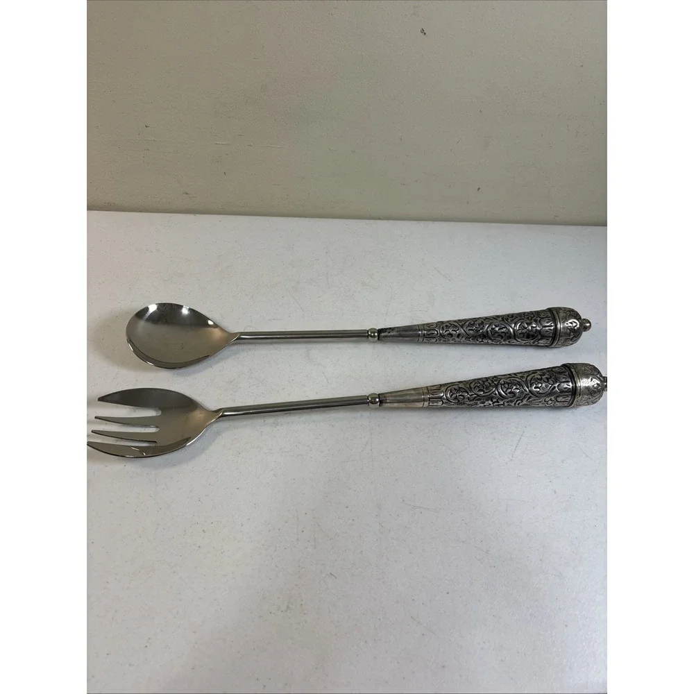 Pottery Barn Madena Salad Serving Utensil Kit 16